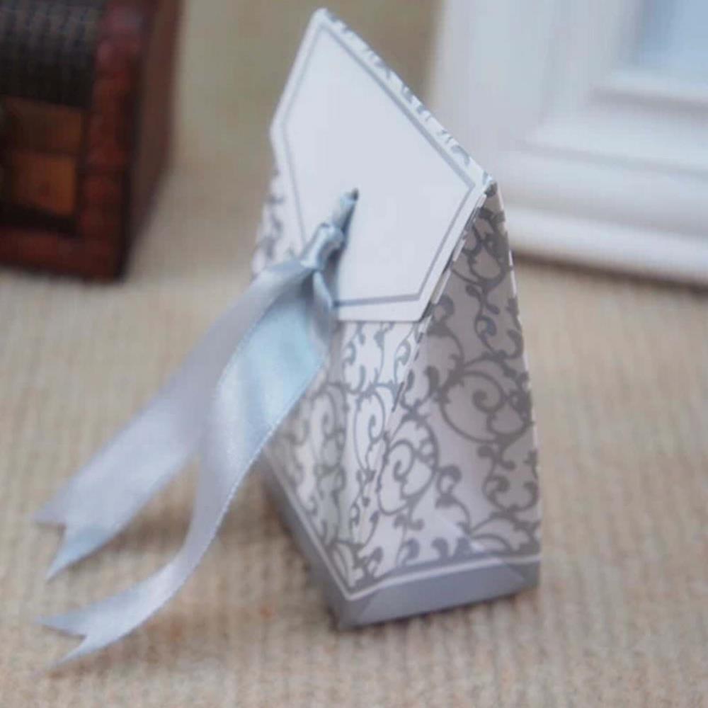 ޴ ο  Ƽ      ڽ 10PCS /  ȣ/Portable New Wedding Party Favor Box Ribbon Paper Candy Gifts Boxs 10pcs/Lot